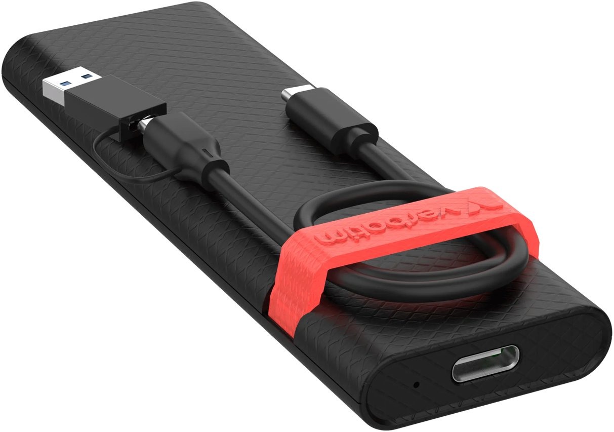 VERBATIM Store 'n' Go M.2 NVMe Enclosure Kit, 10 Gbps, USB-C/A