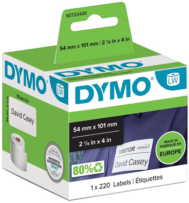 Dymo LabelWriter štítky 101 × 54 mm, 220 ks