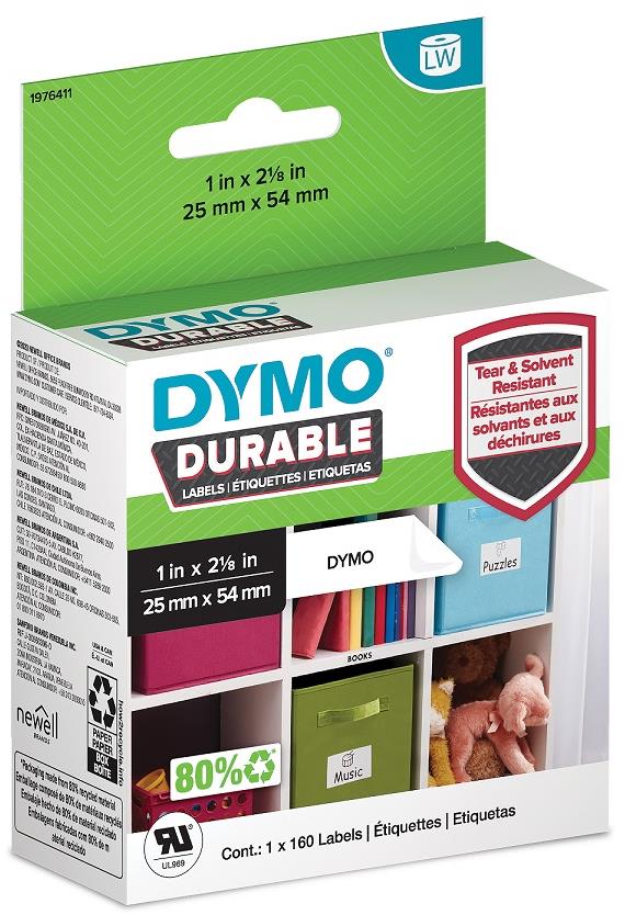 Dymo LabelWriter odolné štítky 54 × 25 mm, 160 ks