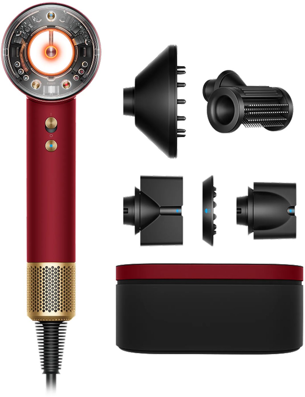 Dyson Supersonic Nural HD16 T1/T2 red velvet/gold