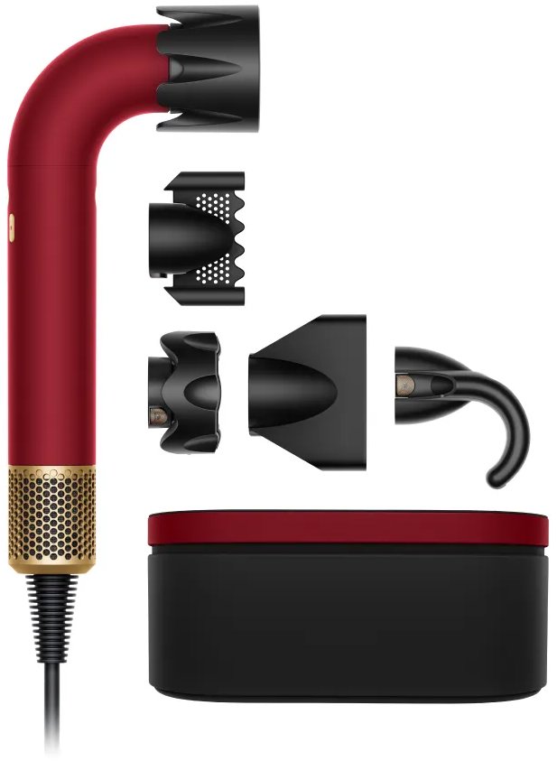 Dyson Supersonic r HD17 T1/T2 red velvet/gold