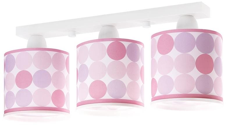 Dalber 62003S – Detské stropné svietidlo COLORS 3× E27/60 W/230 V
