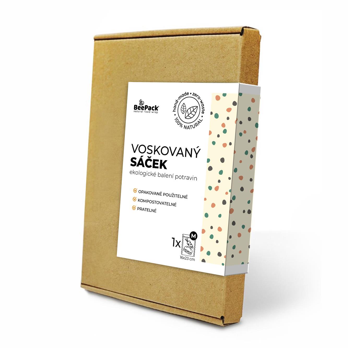 BEEPACK Voskované vrecko Dots, M