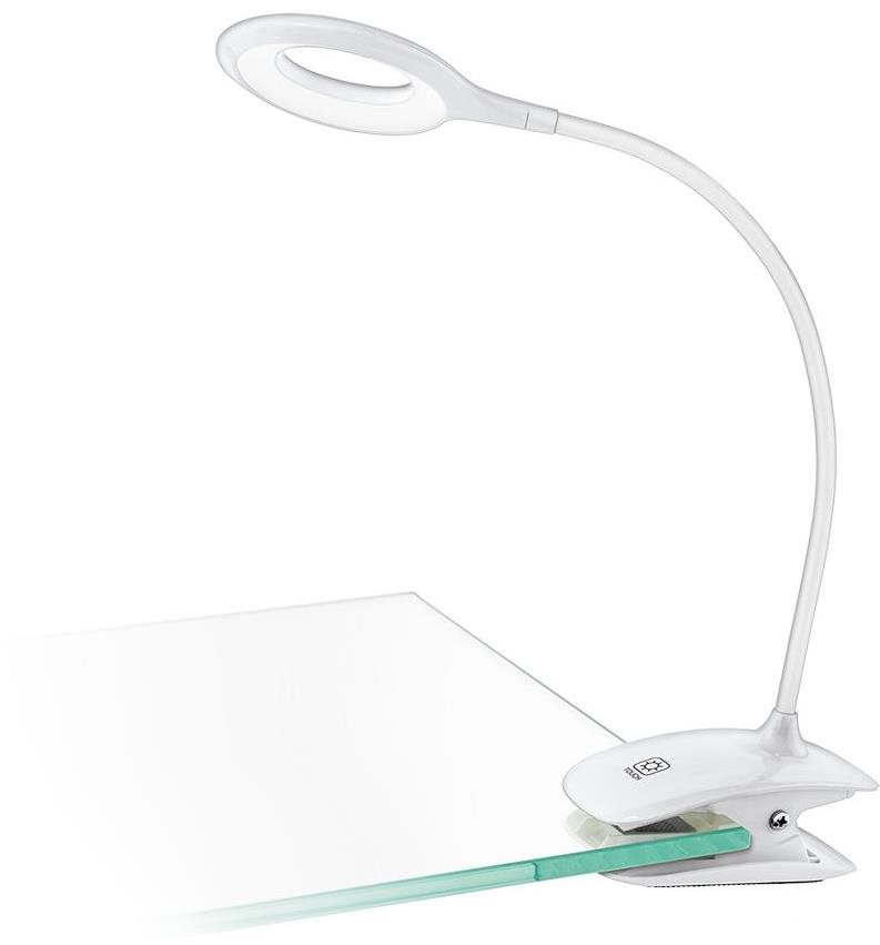 Eglo – LED Stmievateľná lampa s klipsou 1× LED/3 W/230 V biela