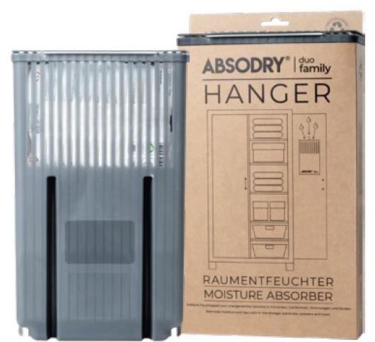 Everbrand Sweden Absodry Duo Family Hanger, pohlcovač vlhkosti do šatníkových skríň, 1× 600 g
