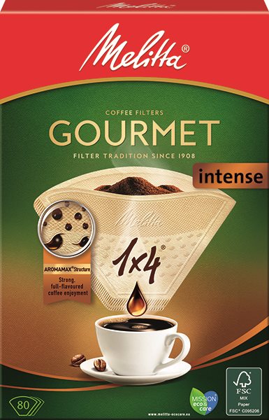 Melitta káva 1×4 / 80 Gourmet INTENSE