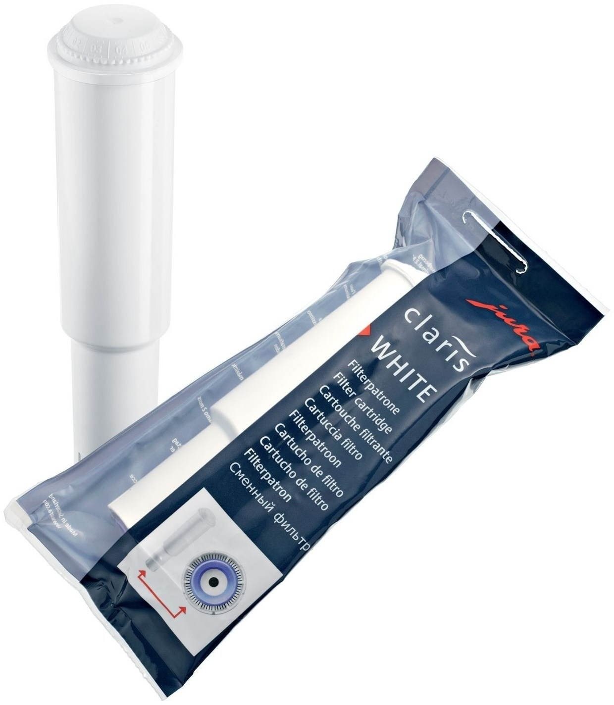 JURA CLARIS White filtračný systém biely