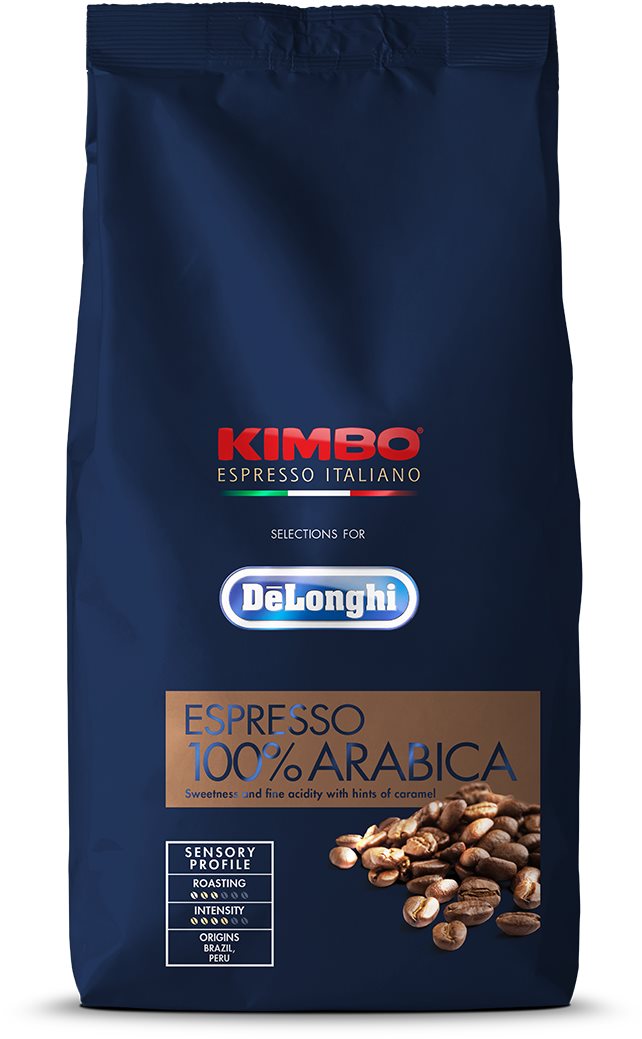 De'Longhi Kimbo Arabica, zrnková, 250 g