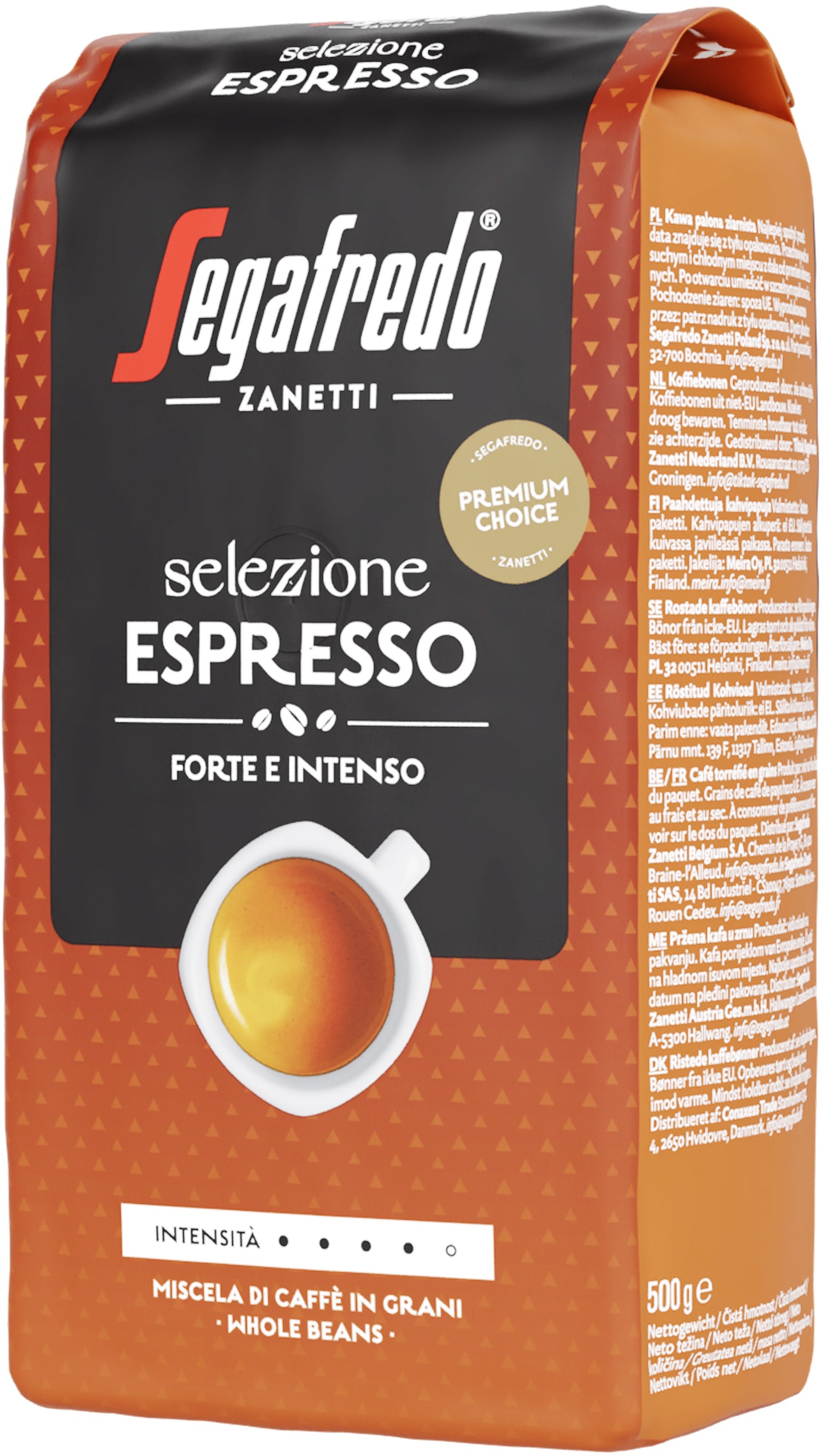 SEGAFREDO SELEZIONE ORO zrnková, 500 g