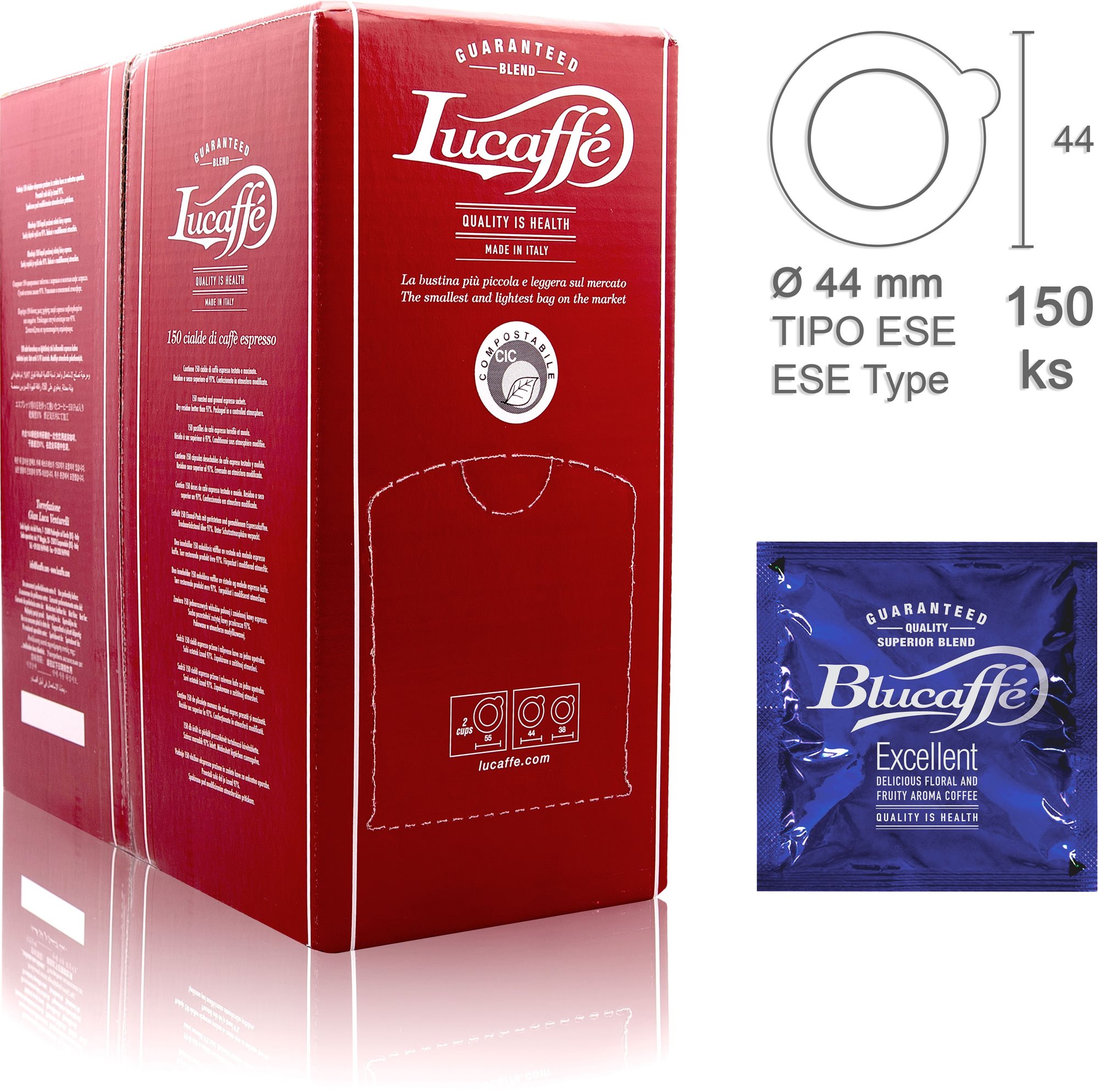 Lucaffé Blucaffe, E.S.E pody, 150 ks