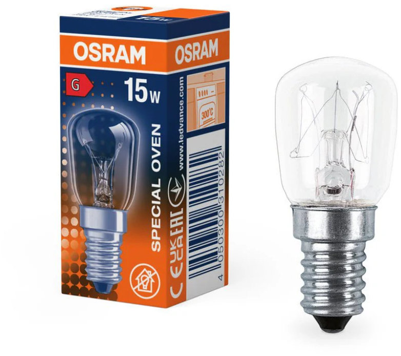 OSRAM SPC.T26/57, E14, 15 W, 300 °C, číra