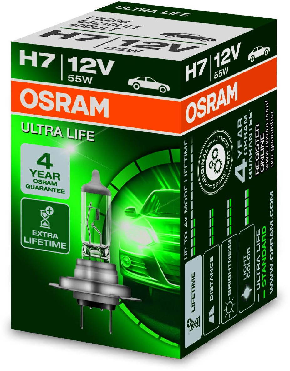 OSRAM Ultra Life H7 55 W PX26d
