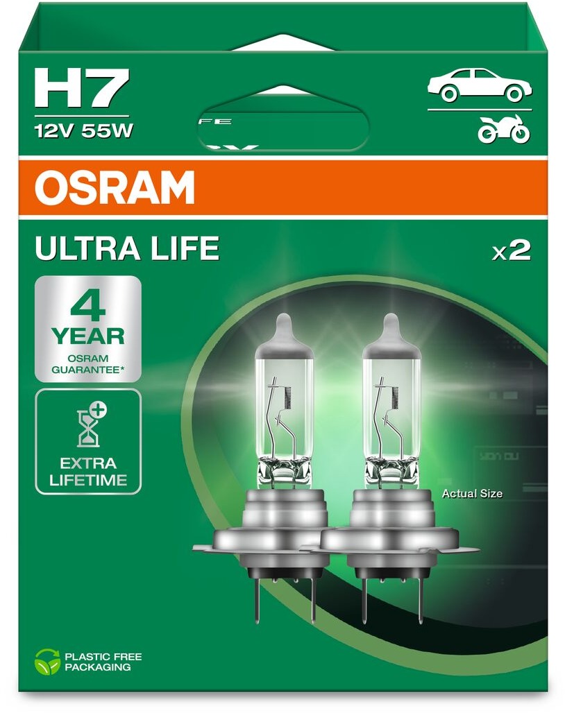 OSRAM Ultra Life H7 55 W PX26d