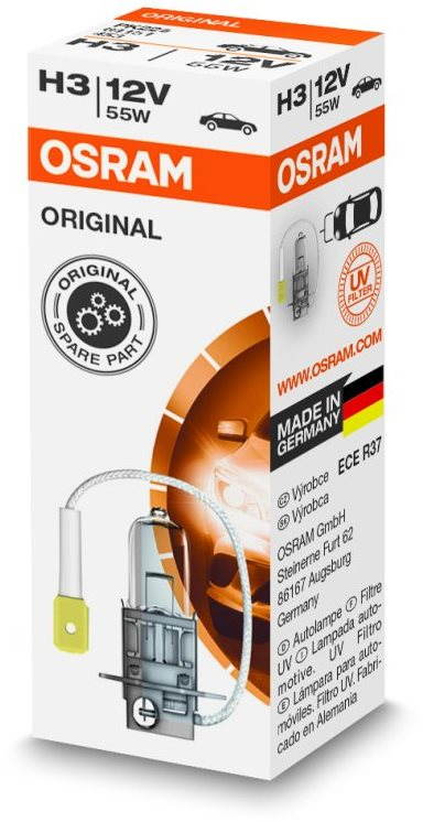 OSRAM H3 Original, 12V 55W, PK22s