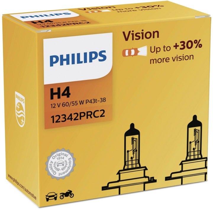 PHILIPS H4 Vision 2 ks