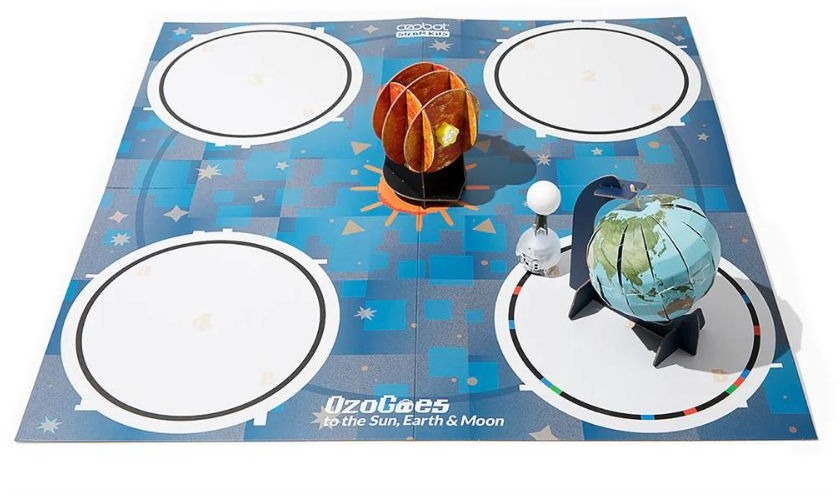 Ozobot STEAM súprava: Ozobot skúma Slnko, Zem a Mesiac