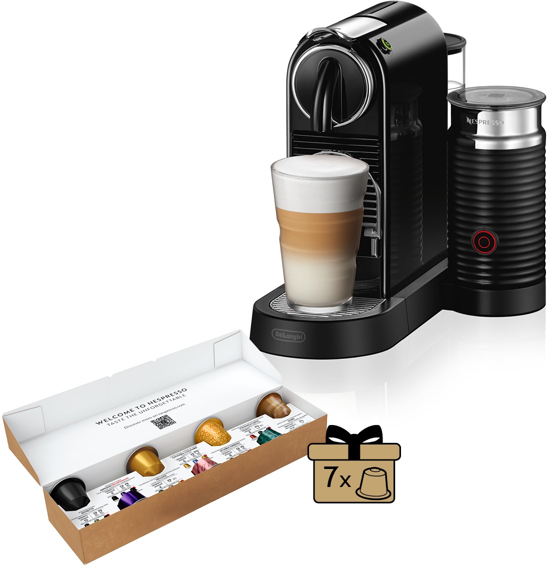 Nespresso De'Longhi CitiZ Black EN267.BAE