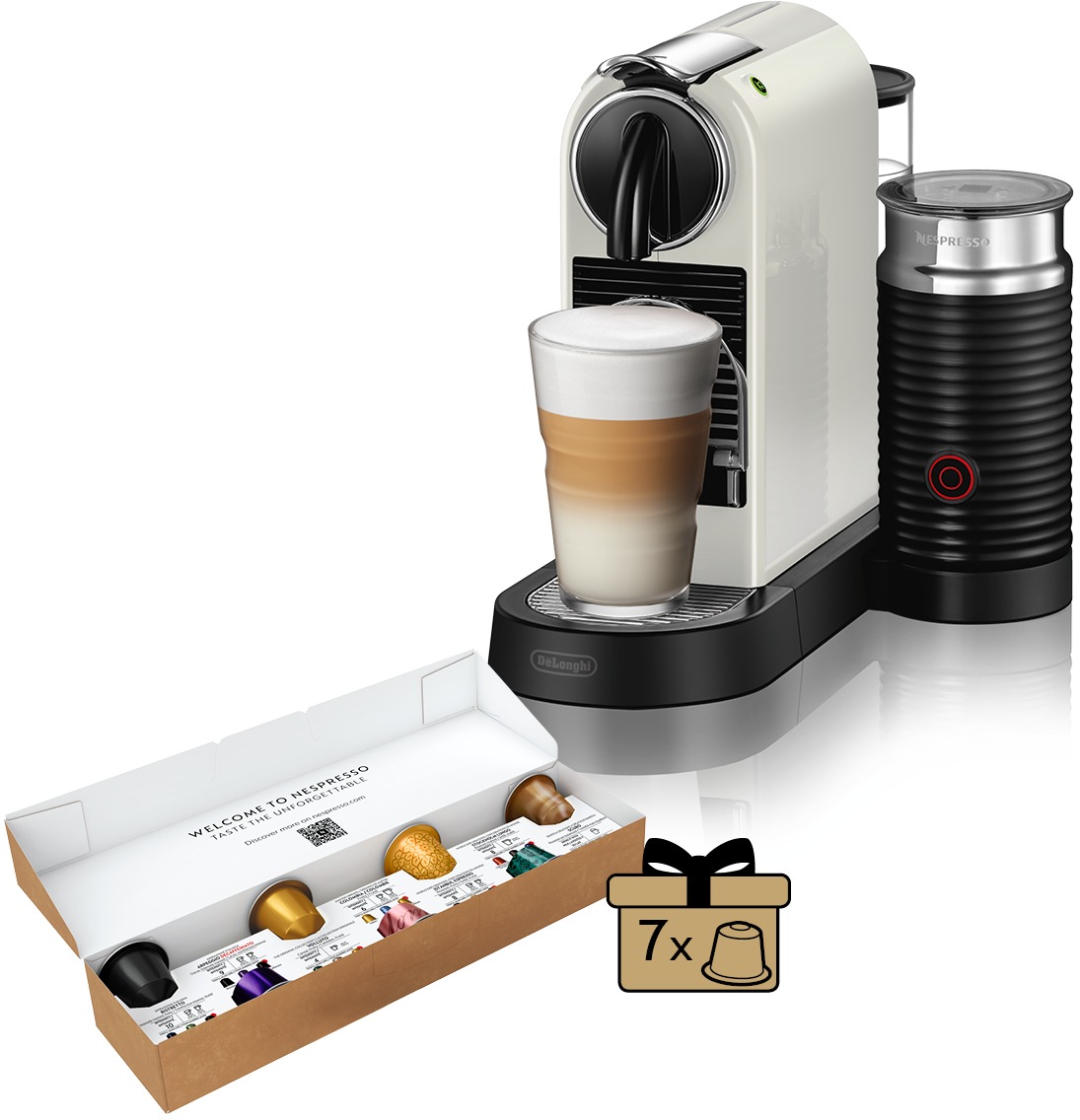 Nespresso De'Longhi CitiZ White EN267.WAE
