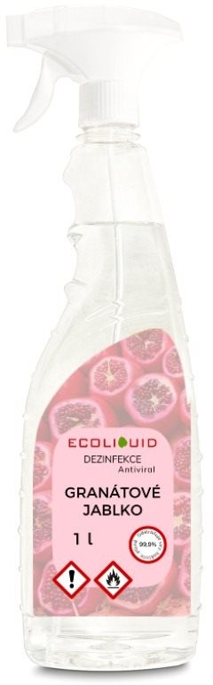 ANTIVIRAL dezinfekcia na ruky Granátové jablko 1 l sprej