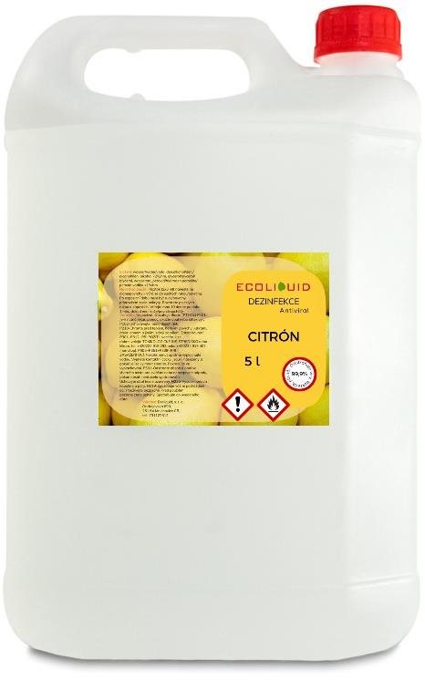 ANTIVIRAL dezinfekcia na ruky Citrón 5 l kanister