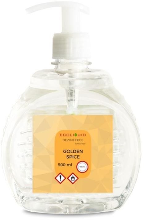 ANTIVIRAL dezinfekcia na ruky Golden Spice 500 ml pumpička