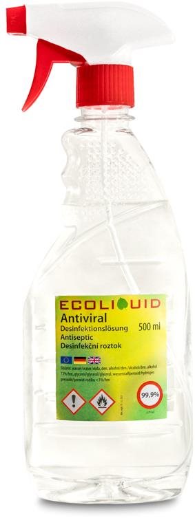 ANTIVIRAL dezinfekcia na ruky Škorica 500 ml sprej