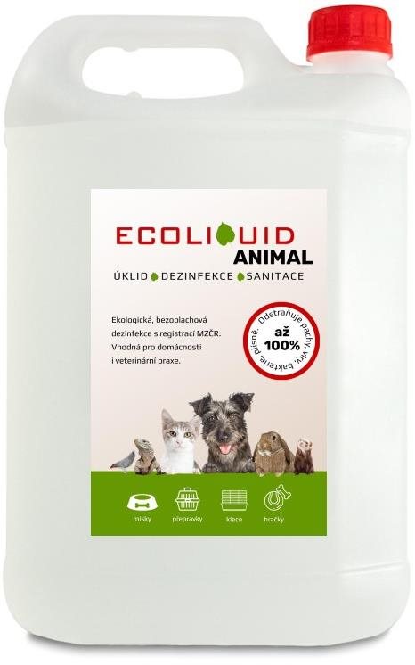 Ecoliquid ANIMAL Dezinfekcia a čistenie potrieb pre domácich miláčikov, 5 l