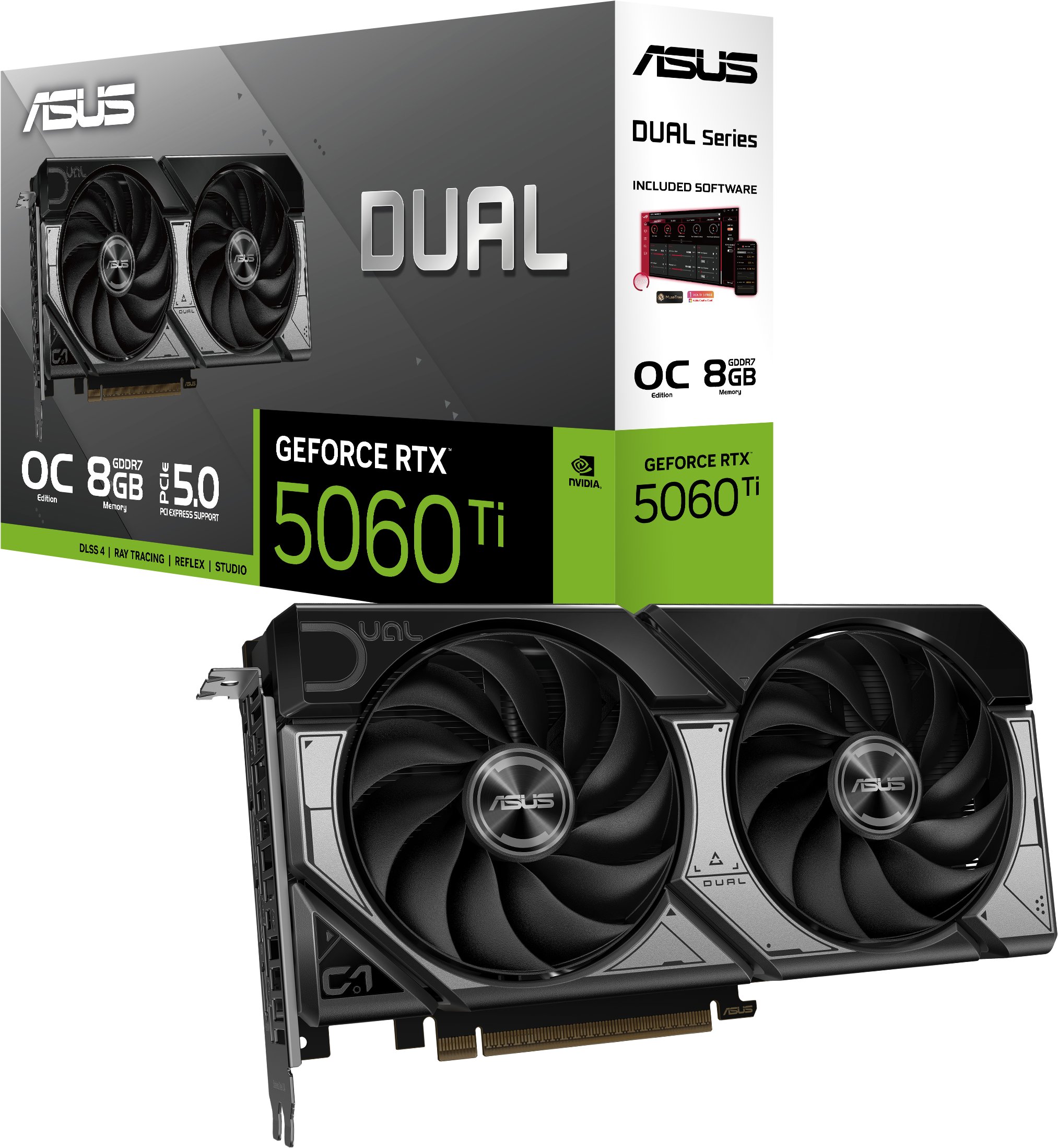 ASUS DUAL GeForce RTX 5060 Ti O8G
