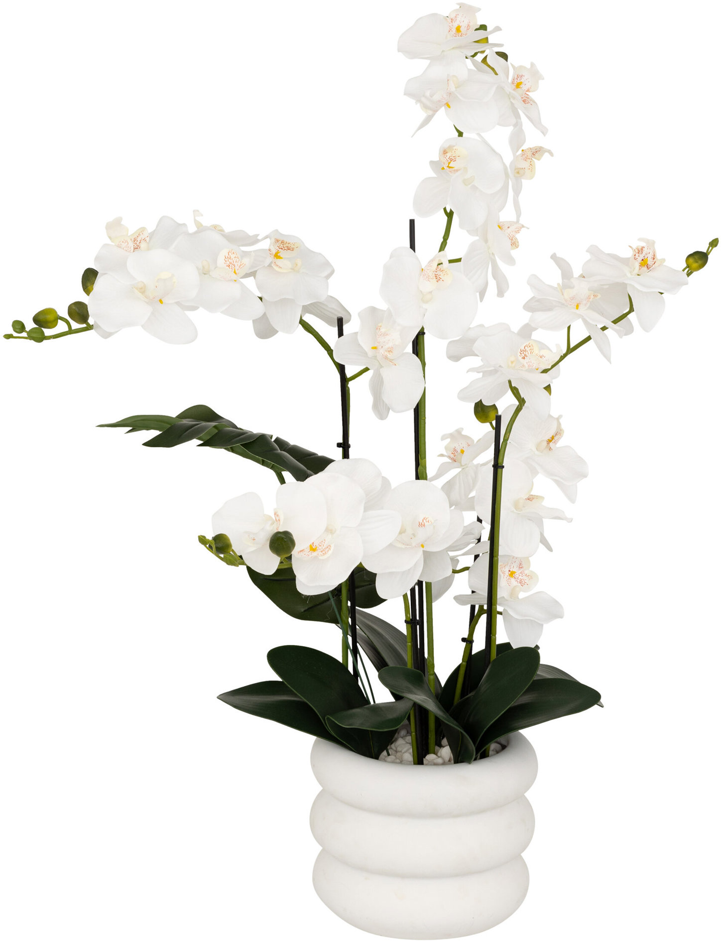 Atmosphera Umělá orchidej Mick v keramickém květináči, 80 cm