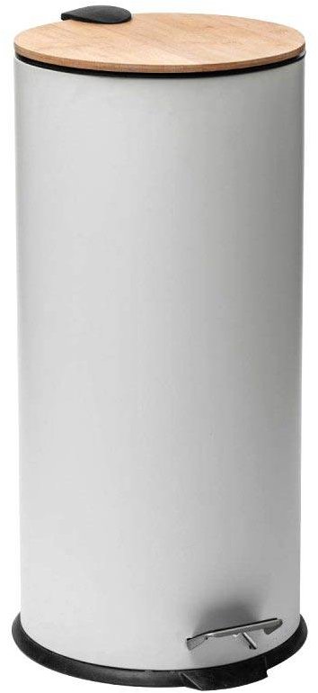 5five Simply Smart Odpadkový koš Natureo, 30 l, kov, bílá
