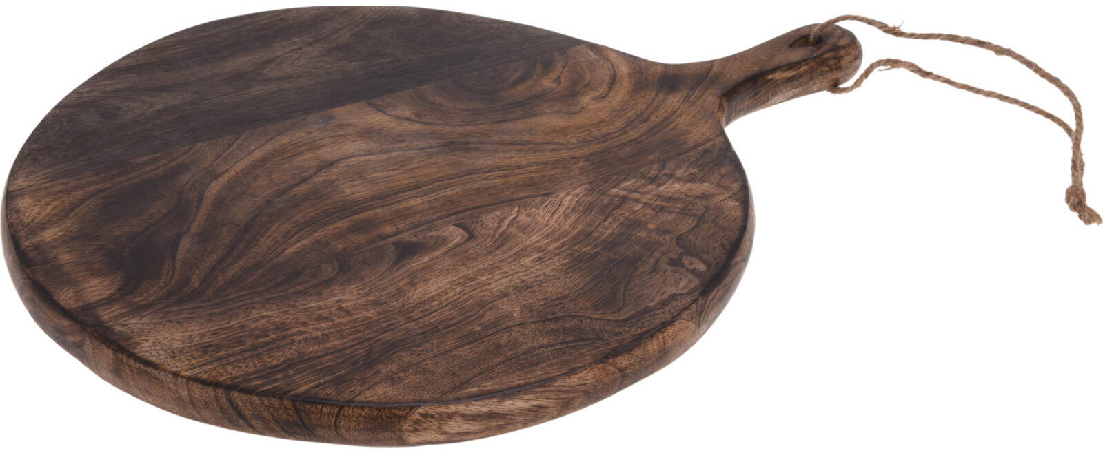Home Styling Collection Kulaté servírovací prkénko, mangové dřevo, 40 cm