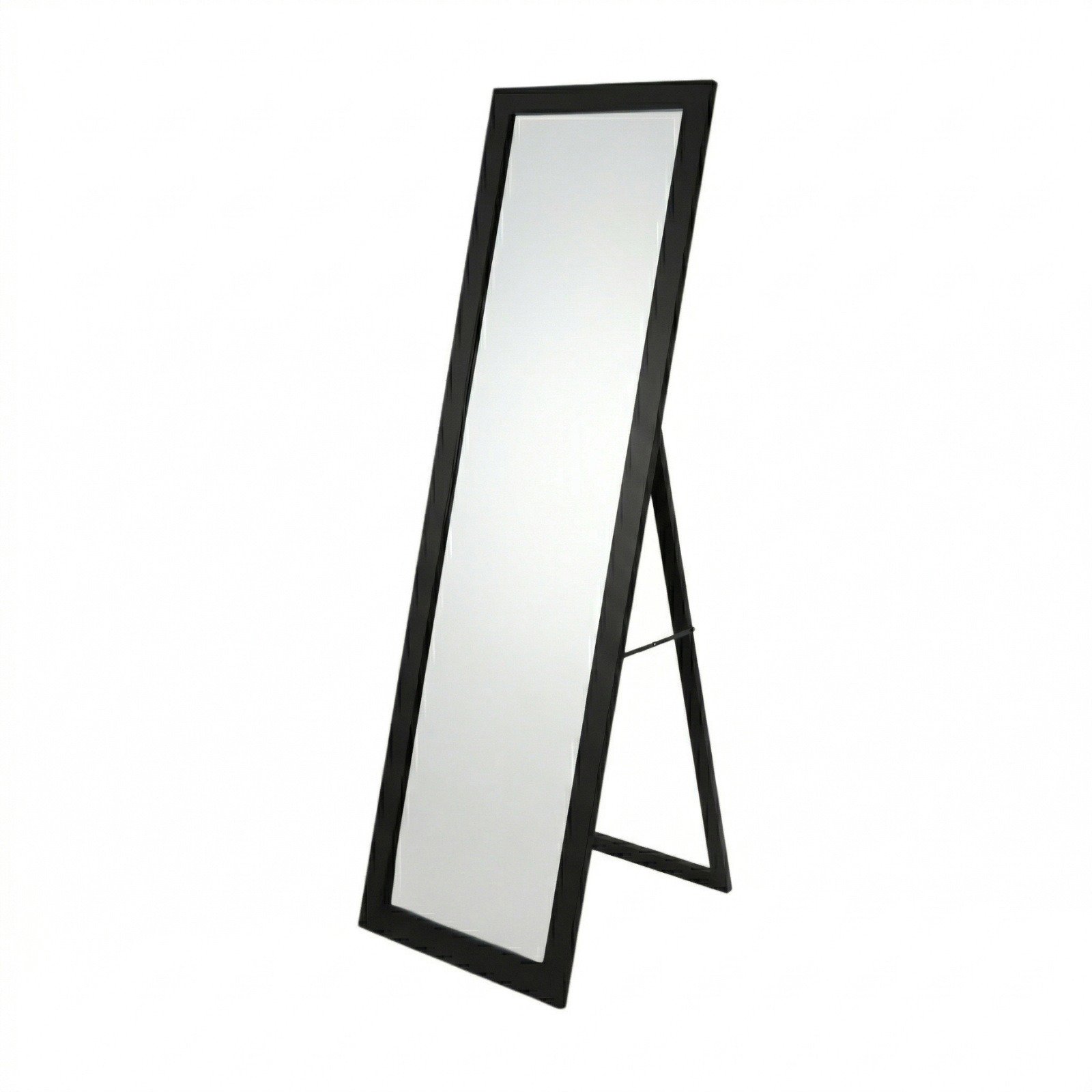 Edaxo Stojacie zrkadlo HAVLYS, čierne, 127 × 37 cm