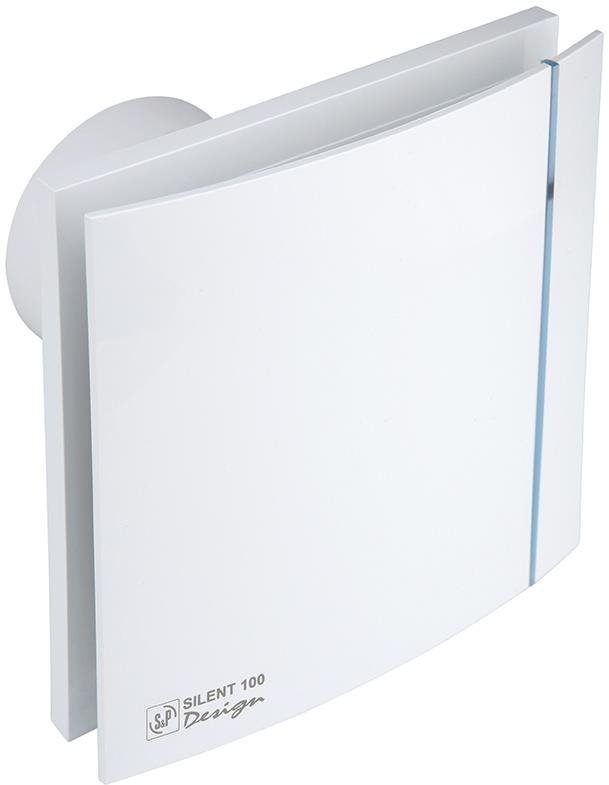 Soler & Palau SILENT 100 CZ Design 3C kúpeľňový, biely