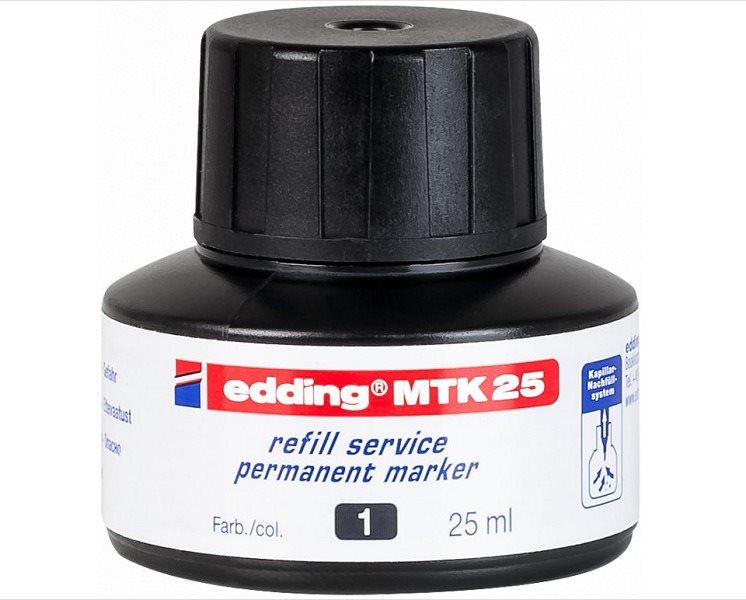 EDDING MTK25 permanentný atrament, čierny
