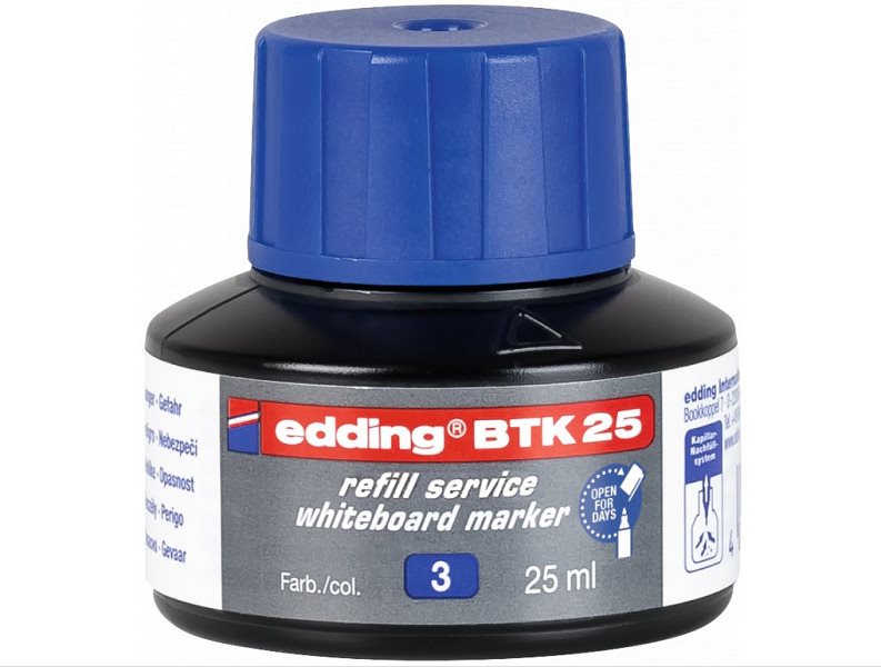 EDDING BTK25 atrament na biele tabule, modrý