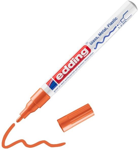 EDDING 751, oranžový