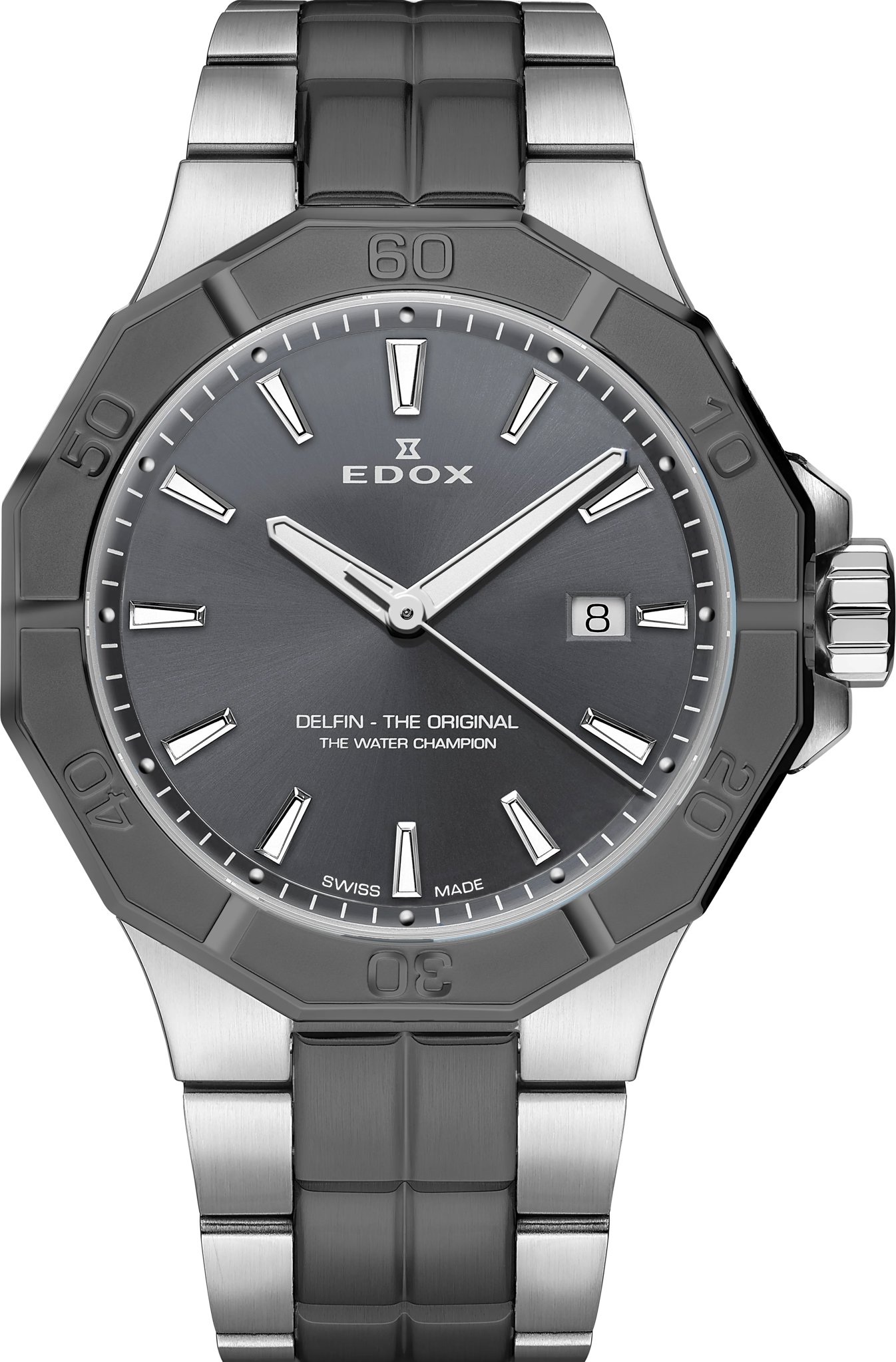 Edox Delfin Date 53021 3GM GIN