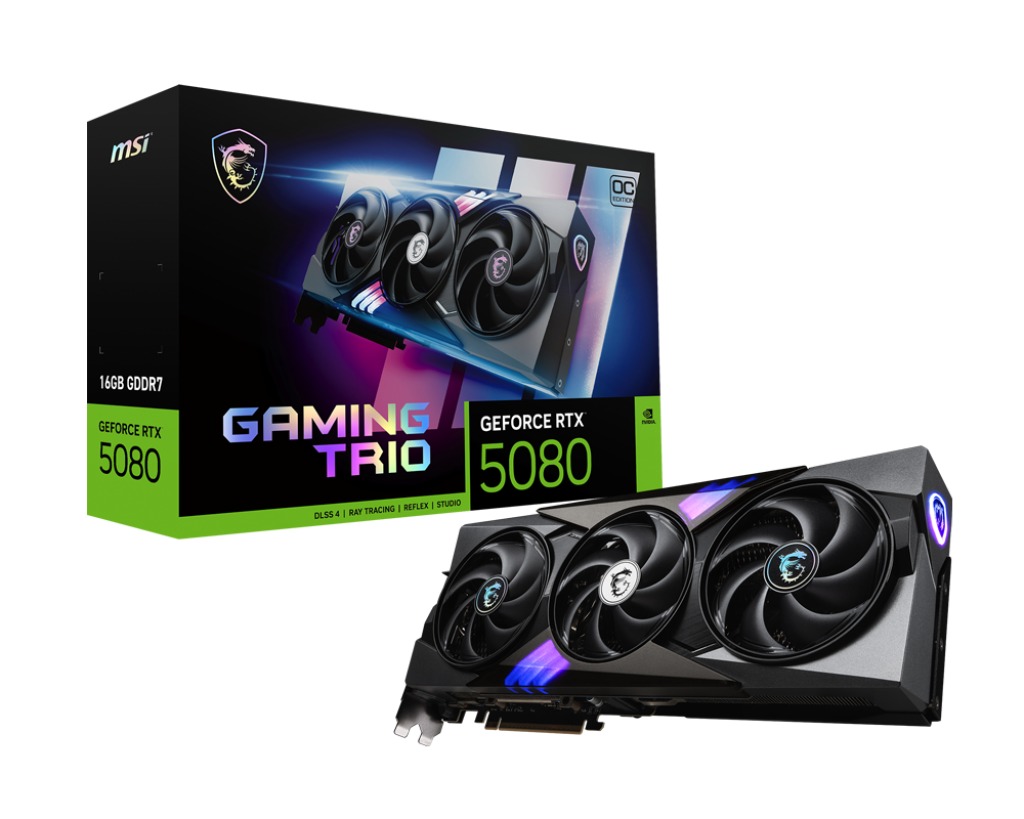 MSI GeForce RTX 5080 16G GAMING TRIO OC