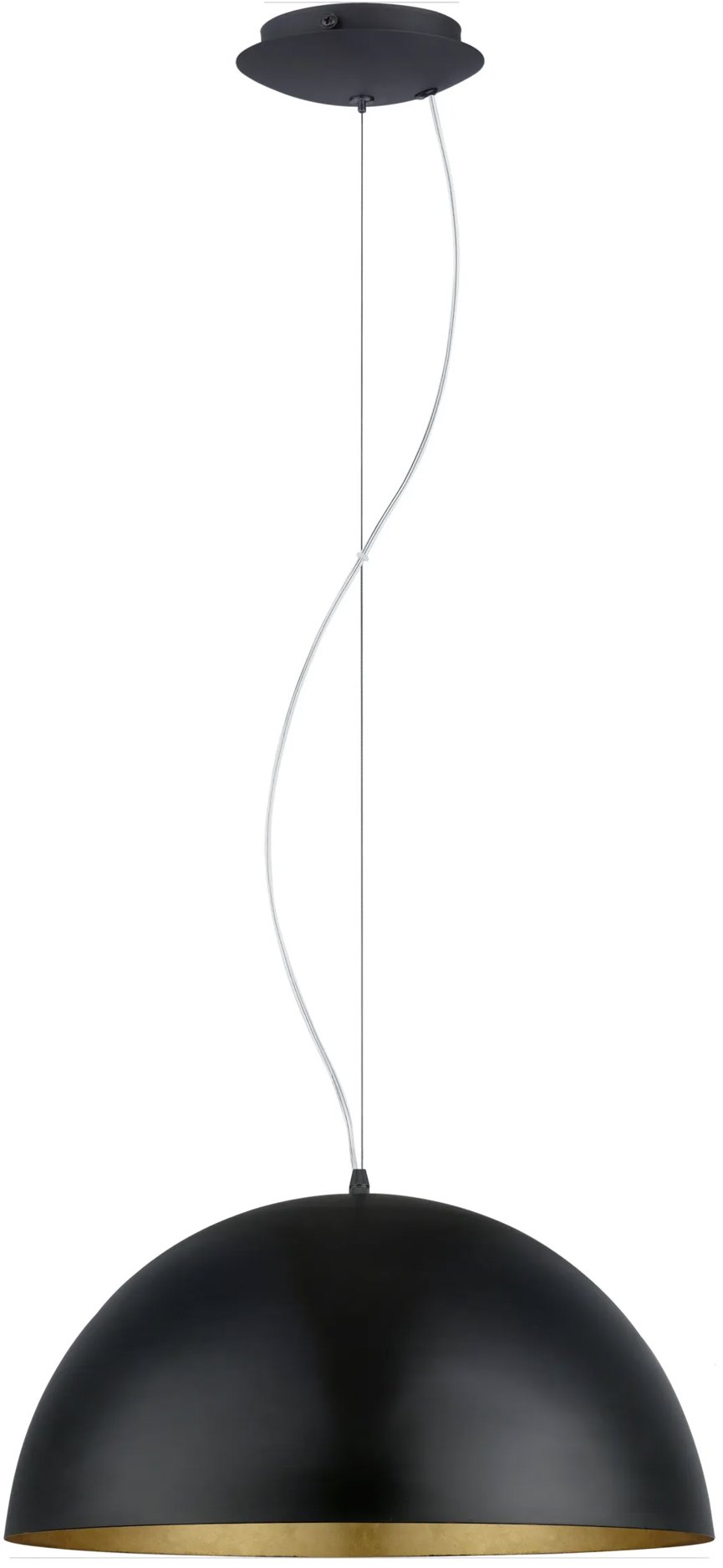 Eglo GAETANO 1 E27 1 × 60 W, čierna/zlatá