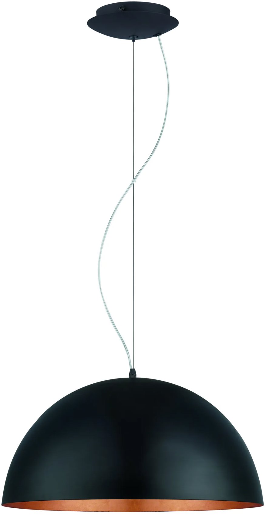 Eglo GAETANO 1 E27 1 × 60 W, čierna/medená