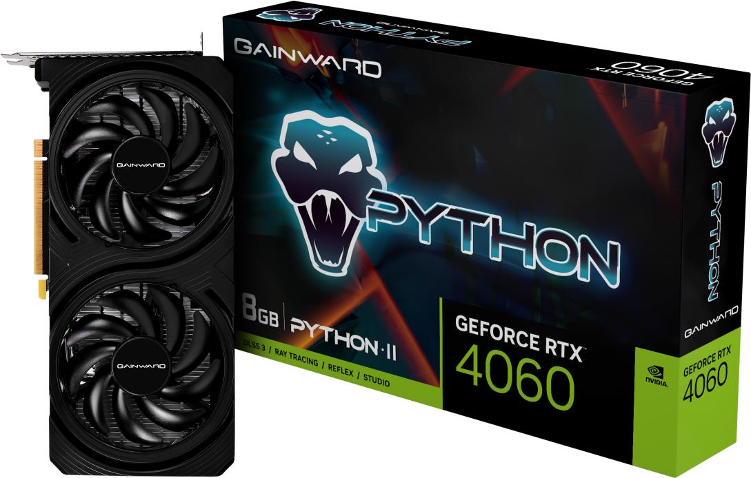 GAINWARD GeForce RTX 4060 Python II 8G