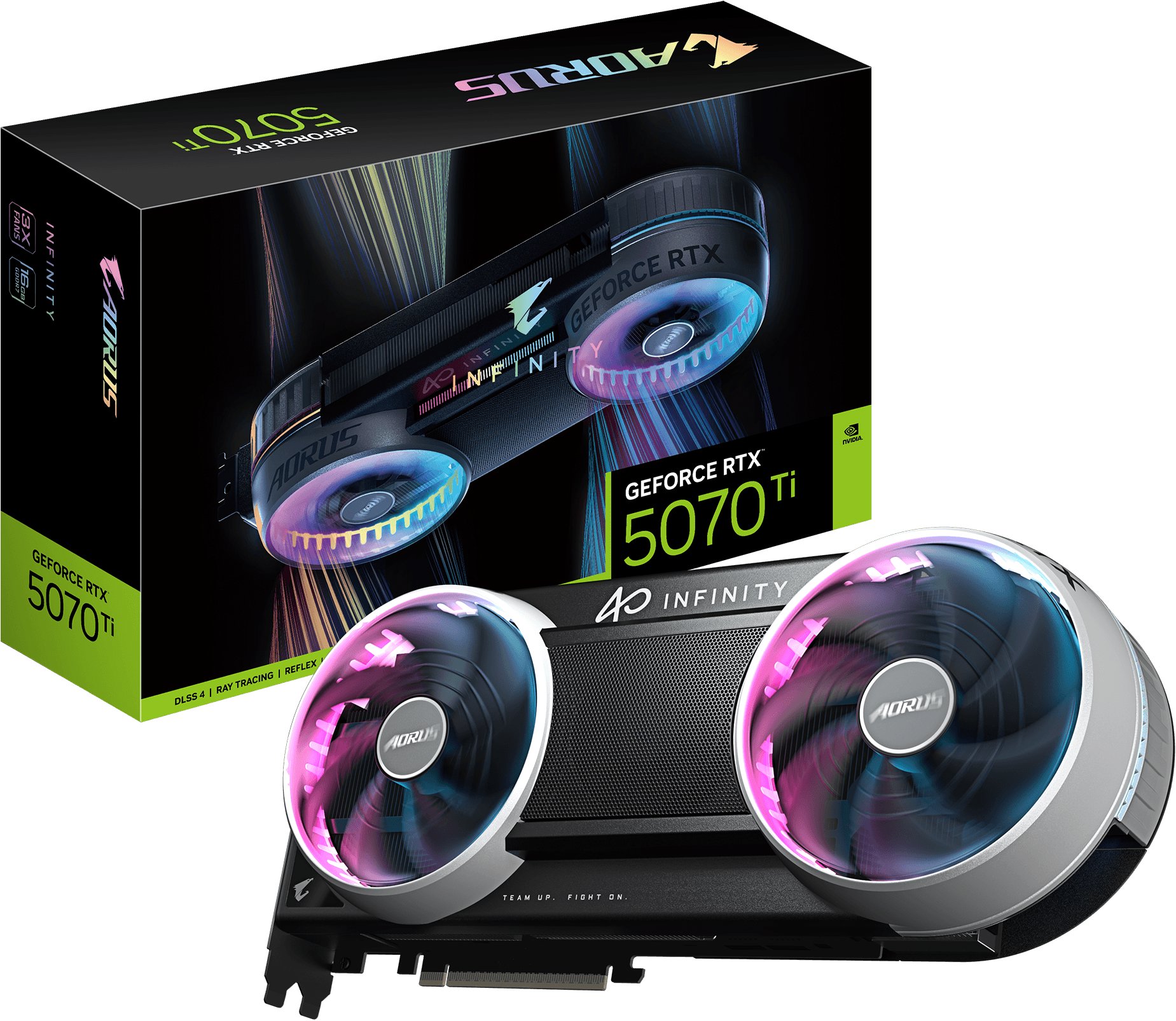 GIGABYTE AORUS GeForce RTX 5070 Ti INFINITY 16G
