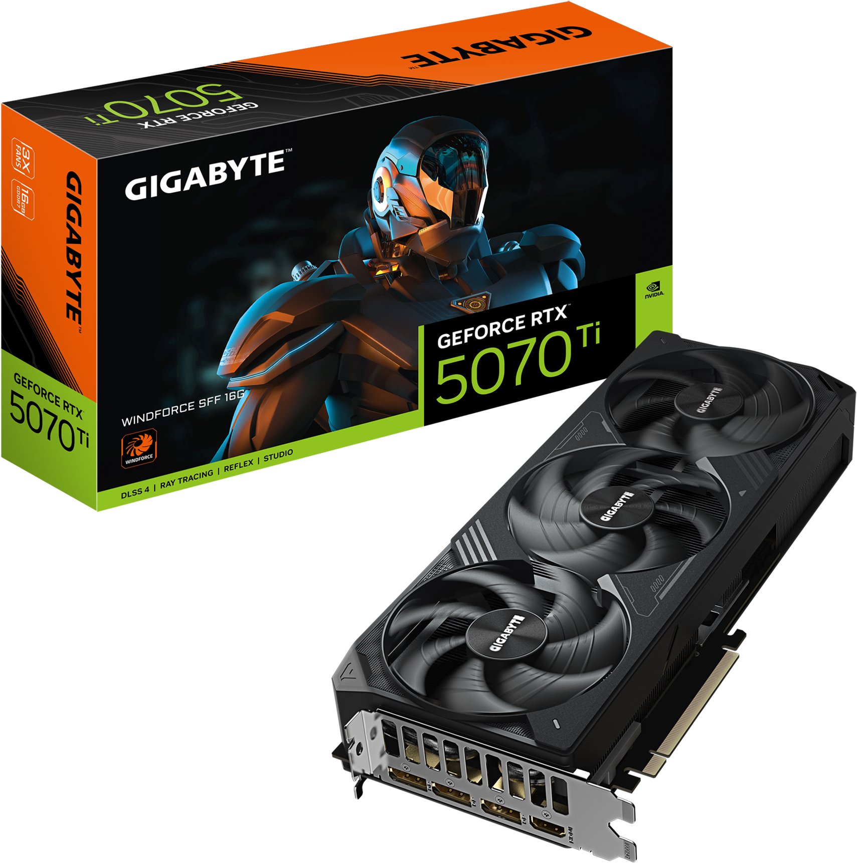 GIGABYTE GeForce RTX 5070 Ti WINDFORCE SFF 16G