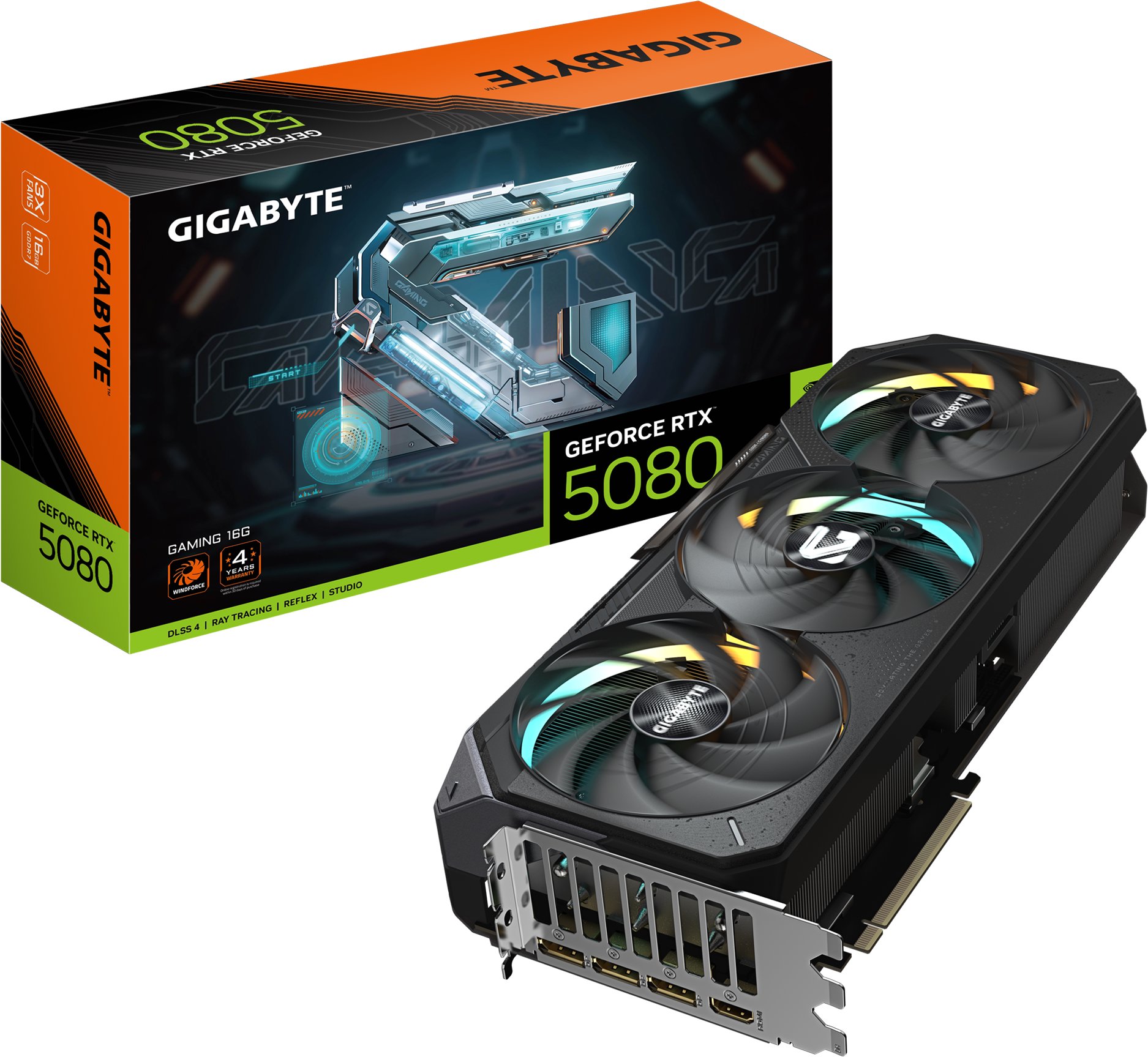 GIGABYTE GeForce RTX 5080 GAMING 16G