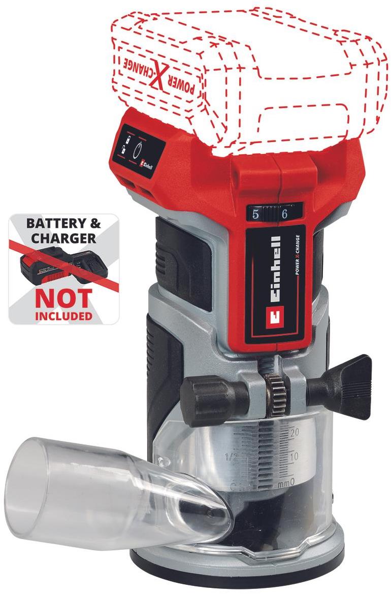 EINHELL Professional Frézka ohraňovacia AKU TP-ET 18 Li BL-Solo, 4350412 (bez AKU)