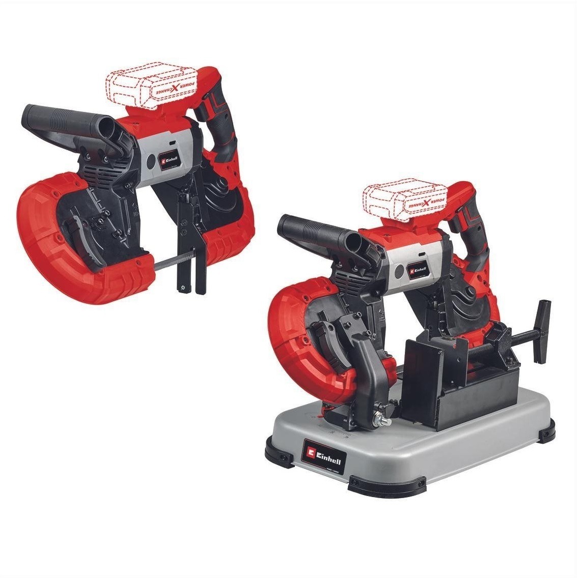 EINHELL Pásová píla AKU TE-MB 18/127 U Li-Solo, 4504215 (bez AKU)
