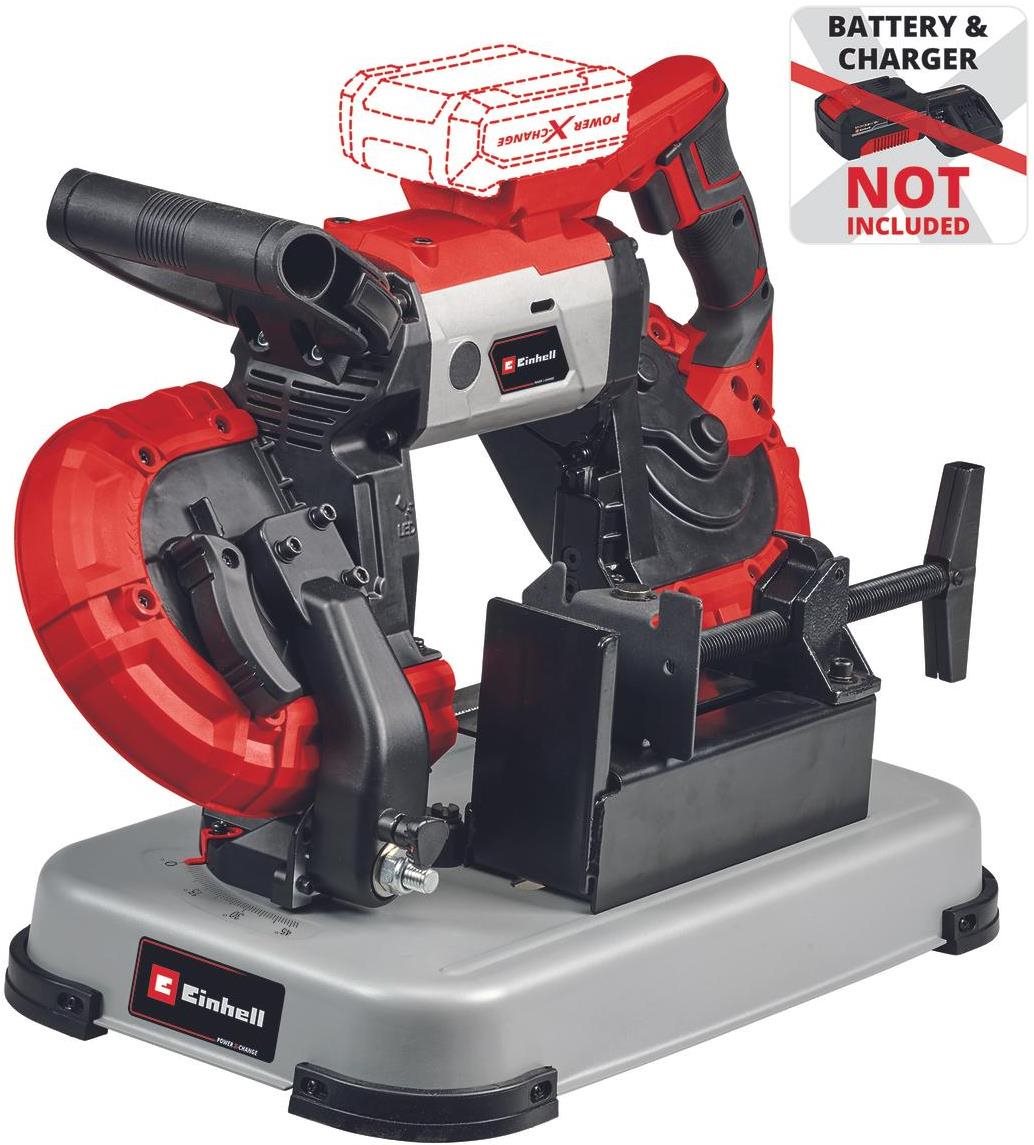 EINHELL Pásová píla AKU TE-MB 18/127 U Li-Solo, 4504215 (bez AKU)