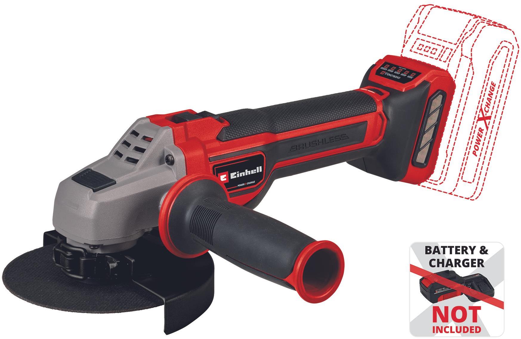 EINHELL Professional Uhlová brúska AKU 125 mm TP-AG 18/125 CE Q Li-Solo, 4431155 (bez AKU)