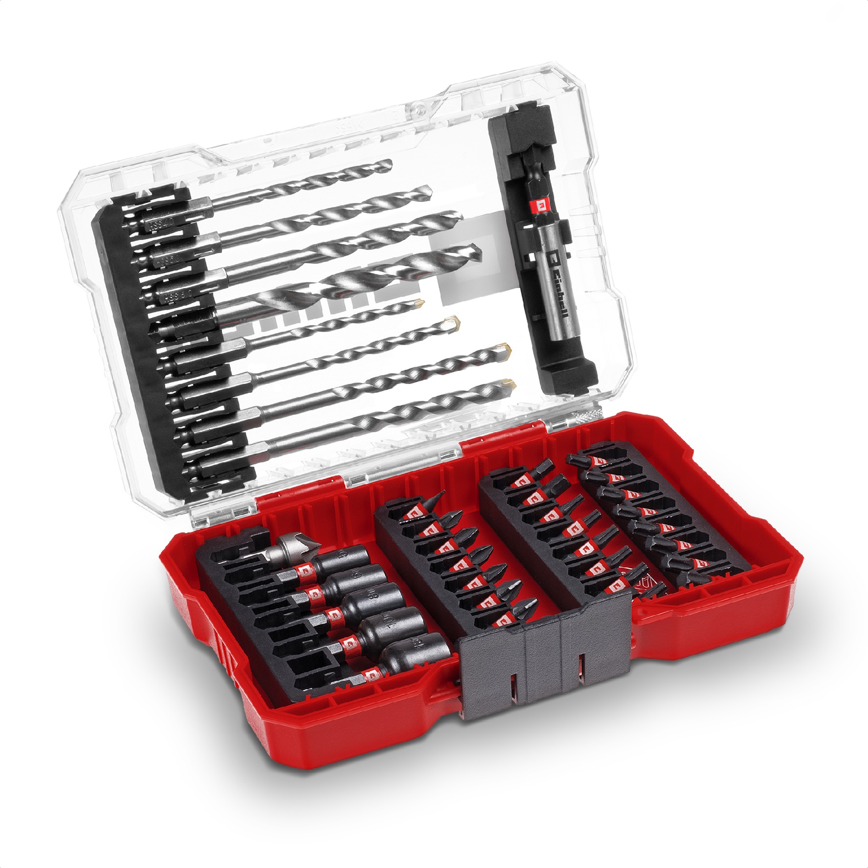 EINHELL M-CASE Základná súprava vrtákov, bitov a nástrčných kľúčov, 39 ks, 49108763