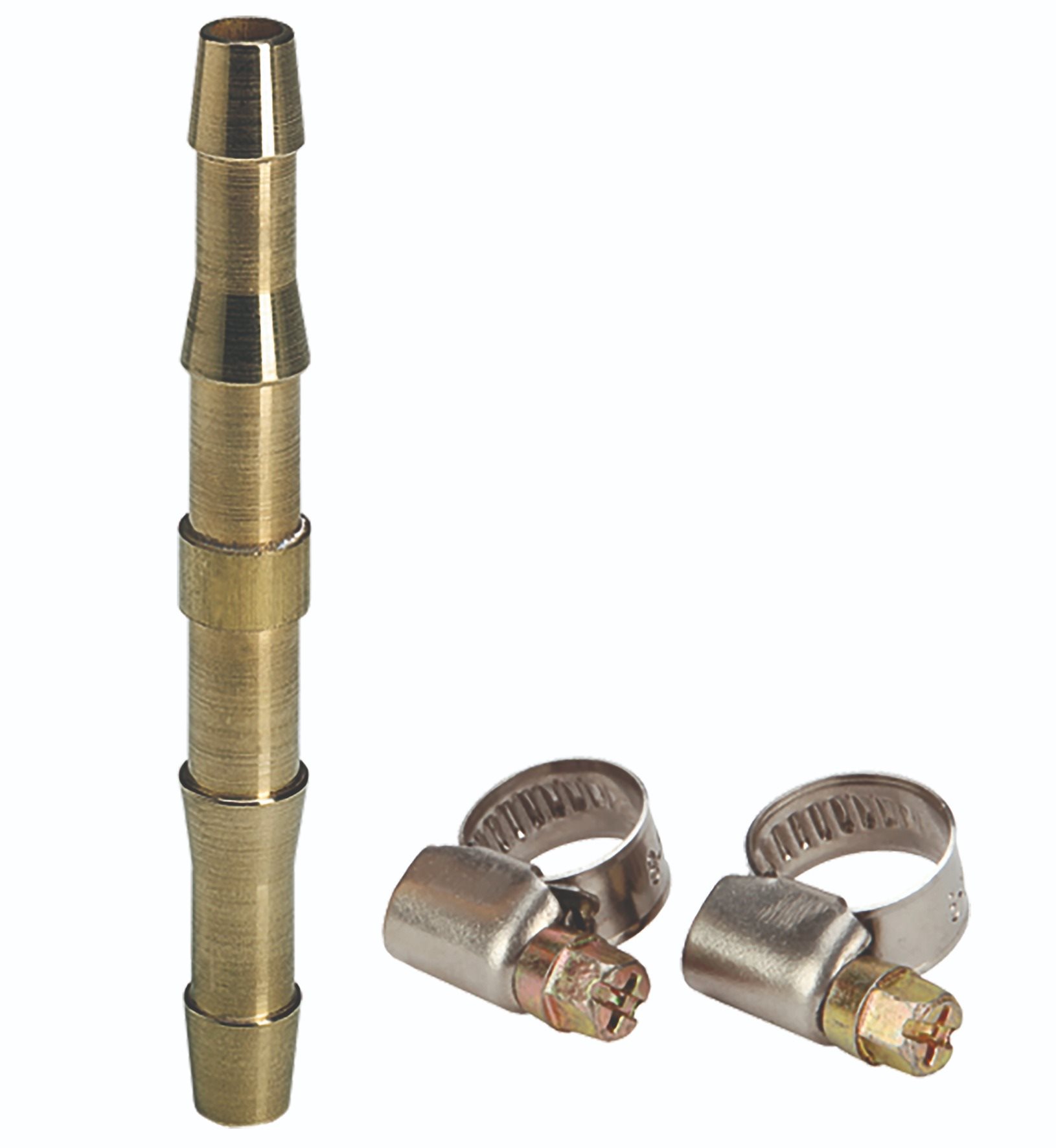 EINHELL Dvojitá hadicová spojka s priemerom 6 mm a 2 ks svoriek, 4139310